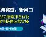 2022蓝海赛道，新风口：短视频SEO搜索排名优化+企业商家号搭建运营实操-互联网资源大全网
