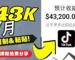 2022抖音国际版Tiktok赚钱项目：每天上传一个视频就轻松月入$43200-互联网资源大全网