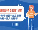 小红书爆款特训营11期:人设定位+账号设置+选品思路+拍照教程+发文流程等-互联网资源大全网