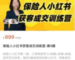 保险人小红书获客成交训练营，0基础高效玩转小红书，可复制的获客成交之路-互联网资源大全网