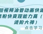 短视频油管动画快速制作涨粉快变现能力高(0基础进阶大神)-互联网资源大全网