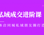 实体同城获客必学私域成交进阶课,实体店同城私域朋友圈打造-互联网资源大全网
