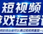 短视频游戏赚钱特训营，0门槛小白也可以操作，日入1000+-互联网资源大全网