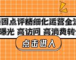 美团点评精细化运营全流程:高曝光高访问高消费转化-互联网资源大全网