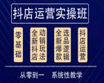 他创传媒·抖音小店系统运营实操课,从零到一系统性教学,抖店日出千单保姆级讲解-互联网资源大全网