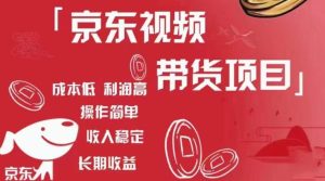 京东视频带货项目+图文带货种草,成本低,利润高,操作简单收入稳定-互联网资源大全网