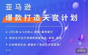 亚马逊爆款打造天宫计划,5大核心逻辑+案例展示,助你全方位打造爆款链接高效、省钱、稳定-互联网资源大全网