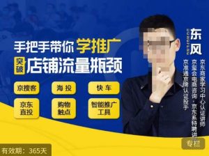 手把手带你学京东推广,突破店铺流量瓶颈,京搜客海投快车购物触点京东直投智能推广工具等-互联网资源大全网