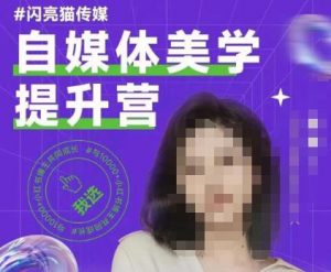 自媒体美学提升营,手把手带你提升品牌审美,做一个有调性的博主-第一资源库