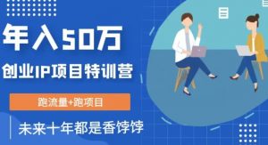 创业IP年入50W核心方法，未来10年最值得做的项目【揭秘】-互联网资源大全网