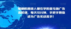聪明的跨境人都在学的亚马逊广告高阶课，每天10分钟，手把手教你成为广告实战高手！-互联网资源大全网