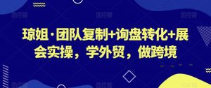 琼姐·团队复制+询盘转化+展会实操,学外贸,做跨境-互联网资源大全网