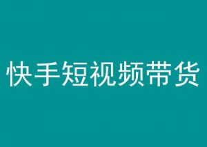 快手短视频带货,操作简单易上手,人人都可操作的长期稳定项目!-互联网资源大全网