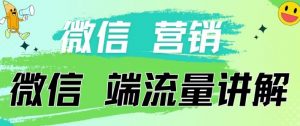 4.19日内部分享《微信营销流量端口》微信付费投流【揭秘】-互联网资源大全网