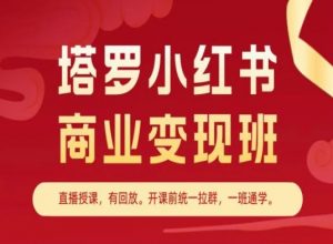 塔罗小红书商业变现班，小红书变现教程-互联网资源大全网