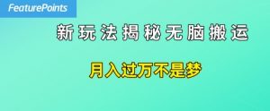 简单操作，每天50美元收入，搬运就是赚钱的秘诀【揭秘】-互联网资源大全网