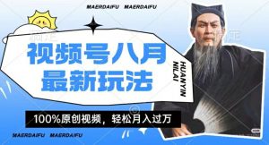 利用人物传记视频,赚视频号分成计划收益,操作简单,轻松月入过W【揭秘】-互联网资源大全网