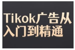 Tiktok Ads实操教程,Tiktok广告从入门到精通-互联网资源大全网