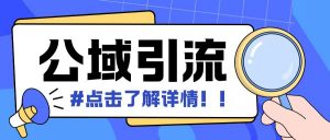 全公域平台，引流创业粉自热模版玩法，号称日引500+创业粉可矩阵操作-互联网资源大全网