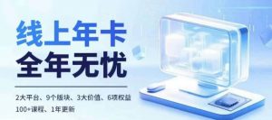 老陶电商线上年卡，拼多多、抖音，两大平台100+节课程-互联网资源大全网