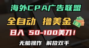 海外CPA全自动撸美金, 日入100+美刀，无脑操作，解放双手【揭秘】-互联网资源大全网