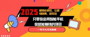2025蓝海新玩法植物也疯狂,跳舞的植物视频有流量涨粉快,多平台去发布,轻松月入过W-第一资源库