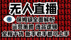 2025无人直播这么做就对了，保姆级全面解析，全程干货，新手老手都可上手-互联网资源大全网