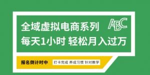 全域虚拟电商变现系列,通过平台出售虚拟电商产品从而获利-互联网资源大全网