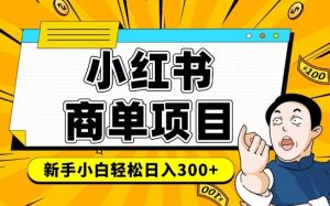 小红书千粉商单，稳定快速变现项目，实现月入6-8k并不是很难-互联网资源大全网