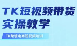 东南亚TikTok短视频带货,TK短视频带货实操教学-互联网资源大全网