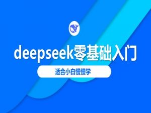 deepseek零基础入门-deepseek教程2025,适合小白慢慢学-互联网资源大全网
