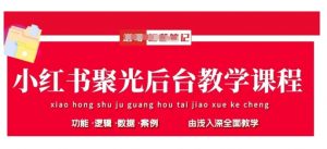 小红书聚光后台教学,小红书聚光投放的基本原理、策略和实践操作-互联网资源大全网
