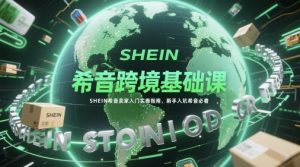 希音跨境基础课,SHEIN希音卖家入门实操指南,新手入坑希音必看-互联网资源大全网