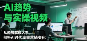 AI趋势与实操视频,从趋势解读入手,剖析AI时代流量营销变化-互联网资源大全网