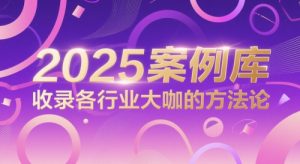 2025案例库,收录各行业大咖的方法论-互联网资源大全网