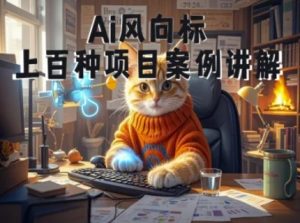 Ai风向标-附100种项目案例玩法-0基础小白到大神ai视频商业应用教学-互联网资源大全网