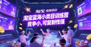 淘宝蓝海小类目训练营， 竞争小，可复制性强-互联网资源大全网
