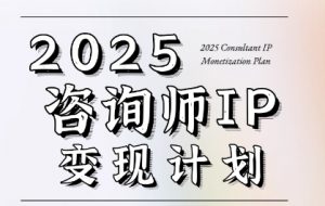7天构建咨询师变现系统，2025咨询师IP变现计划训练营-互联网资源大全网