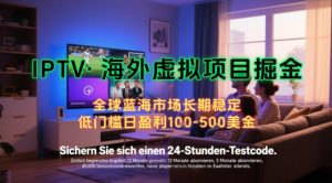 【海外虚拟项目掘金】日入100-200美刀,自己在家就可以闷声发大财,长期可做,工作室可复制扩大【揭秘】-互联网资源大全网