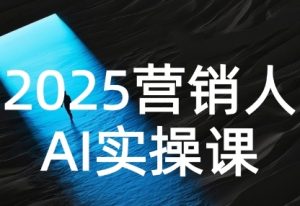 2025营销人Al实操课，AI营销抢跑实战，从Prompt到方案，效率碾压同行-互联网资源大全网