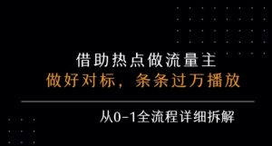 公众号流量主之景点吐槽,引发共鸣,条条过万播放,单篇收益50-3张,从0-1全流程详细拆解-互联网资源大全网