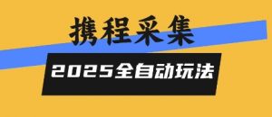 2025携程信息采集全自动玩法，高单价，零人工，全天开干【揭秘】-互联网资源大全网