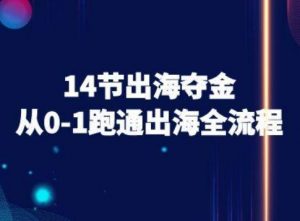 14节出海夺金从0-1跑通出海全流程-跨境电商教程-互联网资源大全网