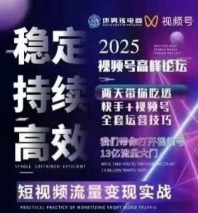 坏男孩电商视频号7月1号线下课,视频号短引、精细化模型打法,三频共振,无人,快手全站精细化运营-互联网资源大全网