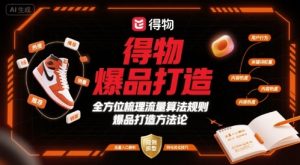 得物爆品打造，全方位梳理得物流量算法规则爆品打造规则-互联网资源大全网