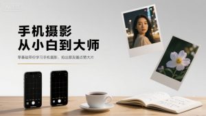 手机摄影从小白到大师,零基础带你学习手机摄影,拍出朋友圈点赞大片-互联网资源大全网