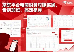 京东平台电商财务对账实操，告别加班，搞定核算-互联网资源大全网