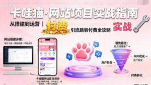 卡哇猫·网站项目，网站搭建与运营以及引流跳转付费-互联网资源大全网