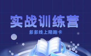 多多实战训练营,从0到1打造一个真正賺钱的店铺-互联网资源大全网