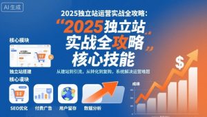 2025独立站运营实战全攻略，一站式掌握独立站运营核心技能-互联网资源大全网